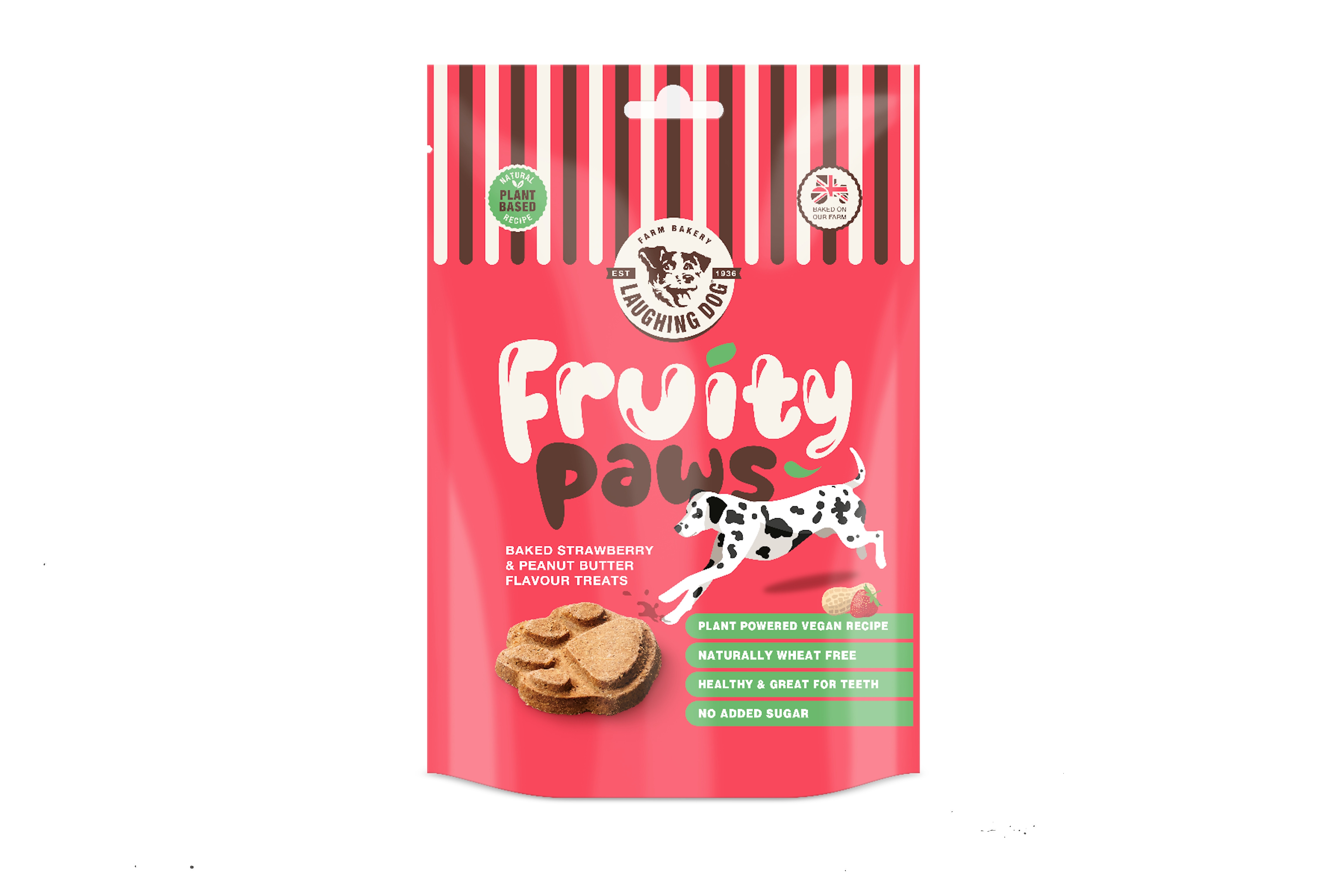 Laughing Dog Fruity Paws Box 5 x 125g Durham Animal Feeds